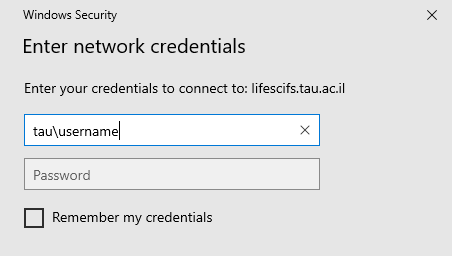 Step 4: Fill in your university username & password